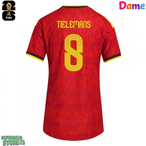 Belgien Youri Tielemans #8 Replika Hjemmebanetrøje Dame VM 2026 Kortærmet